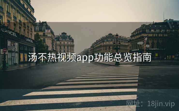 汤不热视频app功能总览指南
