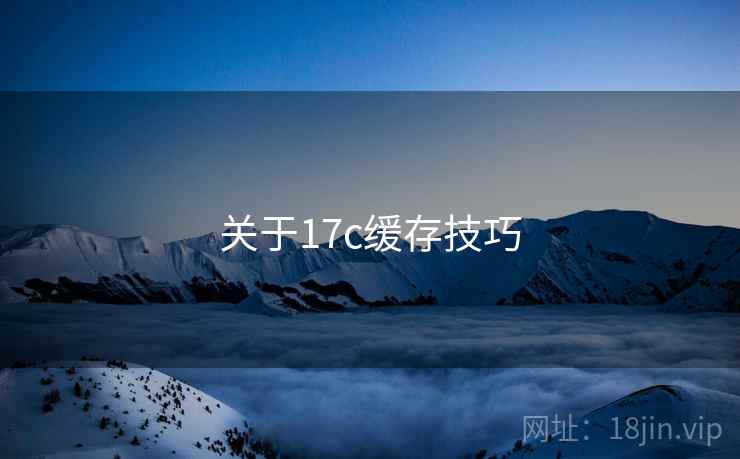 关于17c缓存技巧