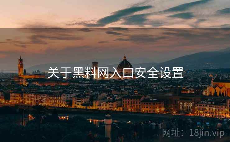 关于黑料网入口安全设置