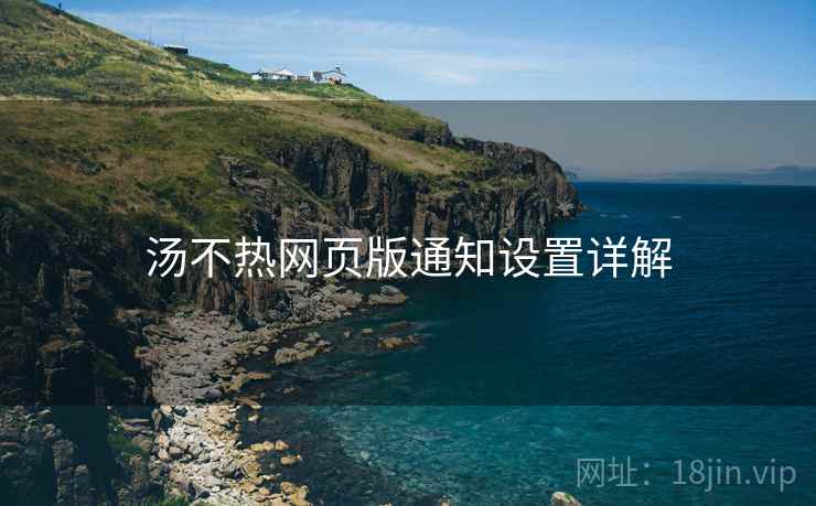 汤不热网页版通知设置详解