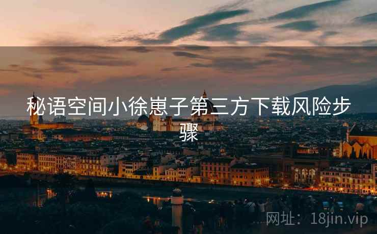 秘语空间小徐崽子第三方下载风险步骤
