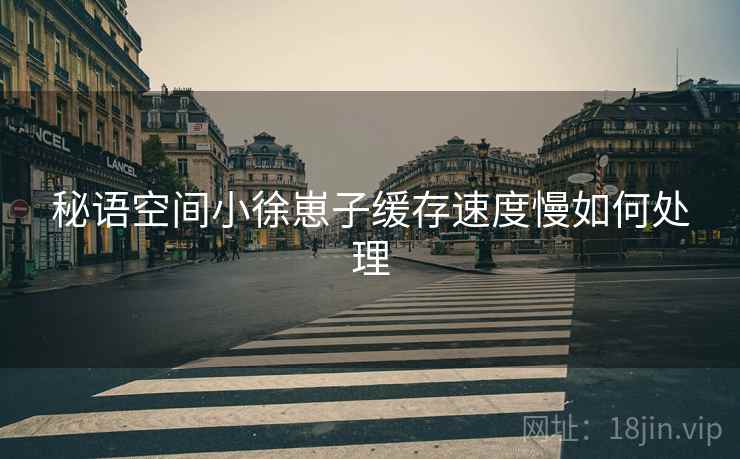 秘语空间小徐崽子缓存速度慢如何处理